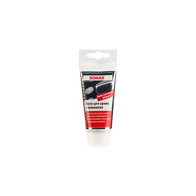 308000 SONAX Chrome and Alupaste паста для хрома и алюминия, 75мл