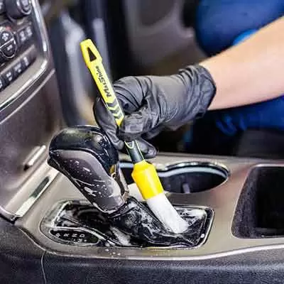 704617YL MaxShine Detailing Brush White Classic кисть для детейлинга, искусственная щетина, большая