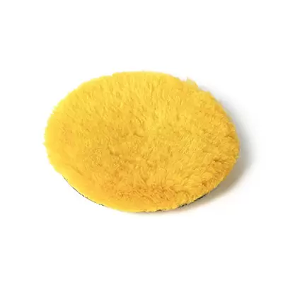 SS266 Shine Systems Yellow Wool Pad полировальный круг из желтого меха, 155мм