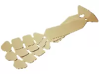 21910026 Uzlex Аlcantara-217 насадка для эргономичного ракеля (3шт), 217х33мм