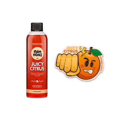 FHB007 Foam Heroes Juicy Citrus универсальный органический очиститель, 500мл