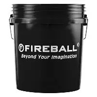 FIREBALL ведро для мойки (черное), 18л