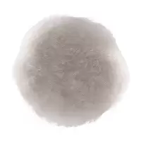 Hanko круг полировальный белый из натуральной овчины, 150мм