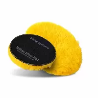 SS266 Shine Systems Yellow Wool Pad полировальный круг из желтого меха, 155мм