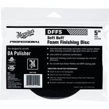 DFF5 Meguiar's полировальник финишный поролоновый черный, 140мм