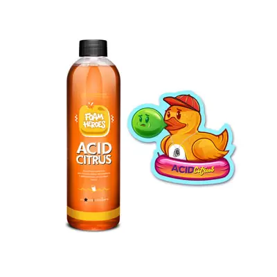 FHB116 Foam Heroes Acid Citrus кислотный шампунь для ручной мойки автомобиля, 500мл