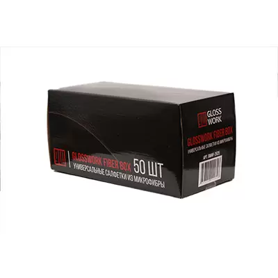 GWMF-2525 Glosswork Fiber Box универсальные микрофибры 30х30см (50шт)