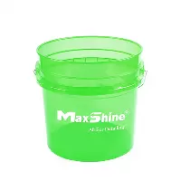 MSB001-GN MaxShine Detailing Bucket Transparent Green ведро для детейлинга, 13л