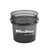 MSB001-G MaxShine Detailing Bucket Transparent Black ведро для детейлинга (черное), 13л