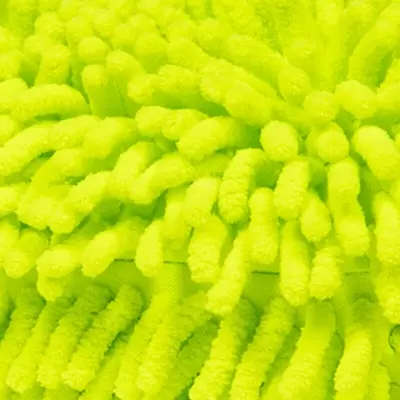 Chemical Guys Chenille Premium Wash Mitt микрофибровая варежка с длинным ворсом, зеленая