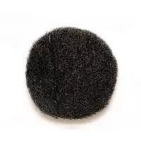 BWP-125 Glosswork Black&White Wool Pad черно-белый меховой полировальный круг, 125мм