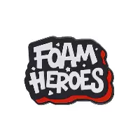 FHA064 Foam Heroes джиббитс для игры Logo, 30x24мм