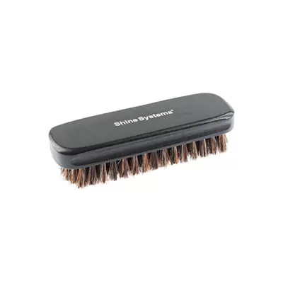 SS783 Shine Systems Leather Brush щетка для чистки кожи с натуральной щетиной