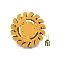 32240 A302 Eraser Wheel диск зубчатый для снятия скотча с адаптером, 100х25мм