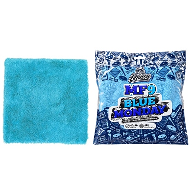 LERATON MF9 BLUE MONDAY микрофибра односторонняя без краев, 40x40см