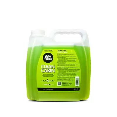 FHB058 Foam Heroes Clean Cabin слабощелочной состав для химчистки салона, 3л