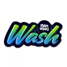 FHA005 Foam Heroes Bucket Sticker Wash стикер водостойкий матовый, 18.5x9см