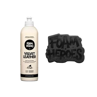 FHB010 Foam Heroes Velvet Leather питательный кондиционер для кожи, 500мл