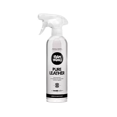 FHB009 Foam Heroes Pure Leather деликатный очиститель кожи, 500мл