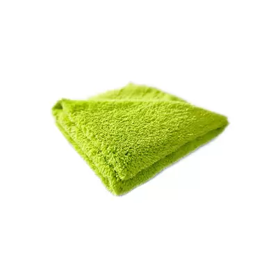 Dry Monster Plush 500 микрофибра зеленая длинный ворс 40х40см, 500г/м2