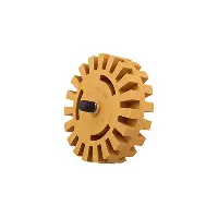 32240 KRAUSS Eraser Wheel диск зубчатый для снятия скотча с адаптером, 100х25мм