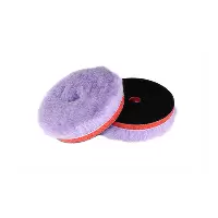 HWPROF-130 A302 Purple Wool Pad меховой круг лиловый на поролоне RO (ворс 23мм), 130мм