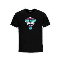 HI14 Hero Inside Human! We Need Wash футболка черная, размер XL